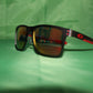 Oakley "Black Metal & Red Trim"
