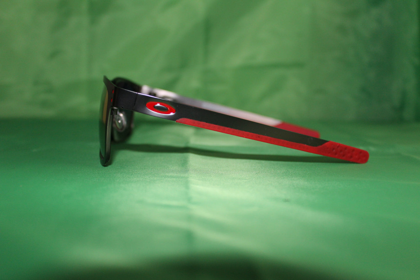 Oakley "Black Metal & Red Trim"